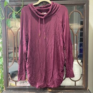 Isabel Maternity by Ingrid & Isabel Plum Long Sleeve Top